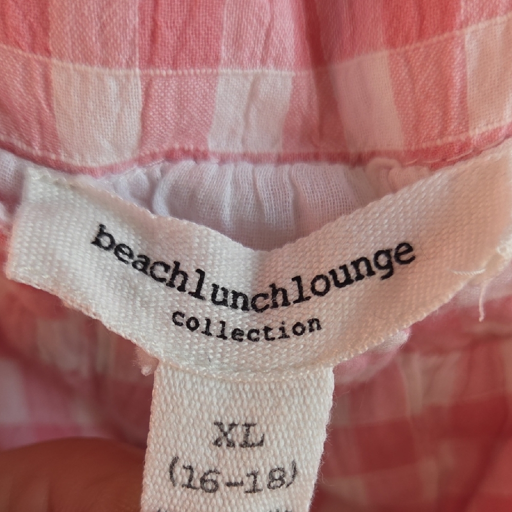 beachlunchlounge Pink Gingham Dress - Picture 2 of 8